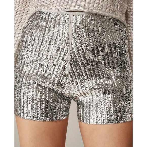 J.Crew Collection sequin mini short - Picture 2 of 15